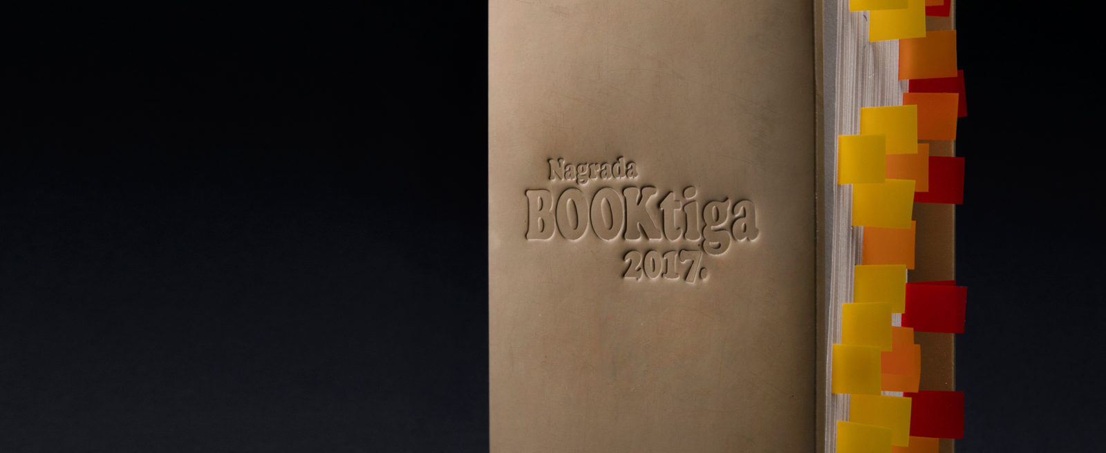 Design of the Booktiga award for the most read author