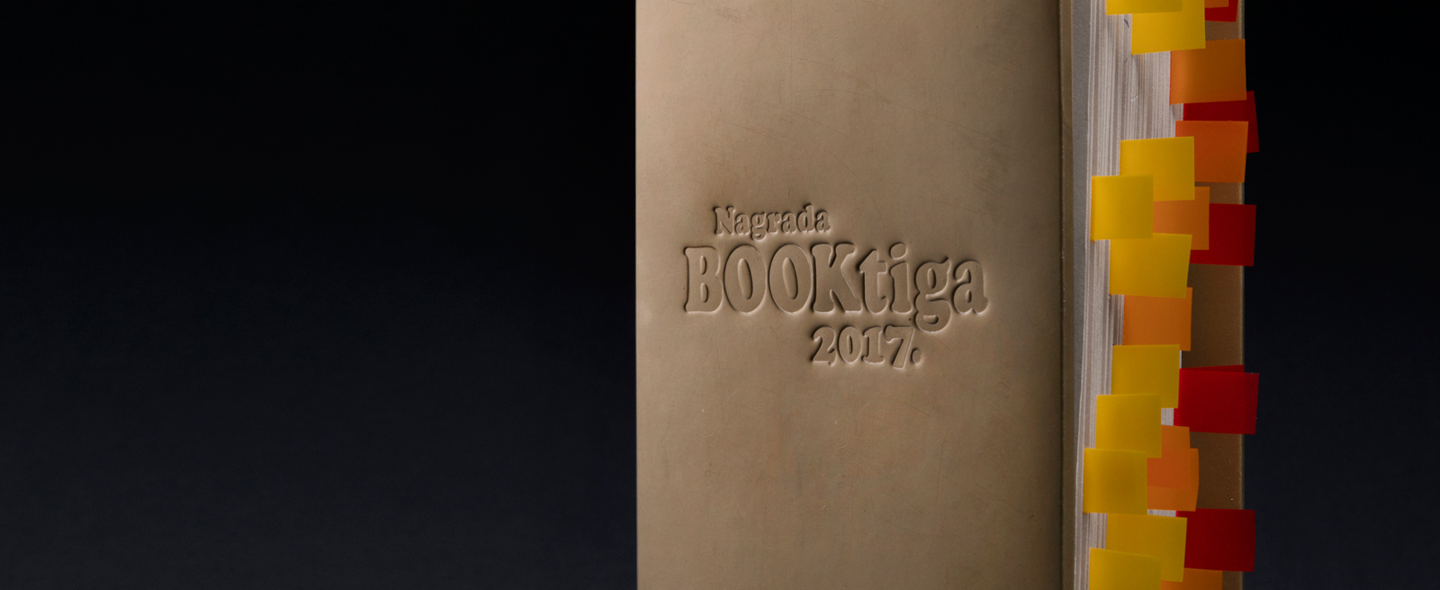 Design of the Booktiga award for the most read author