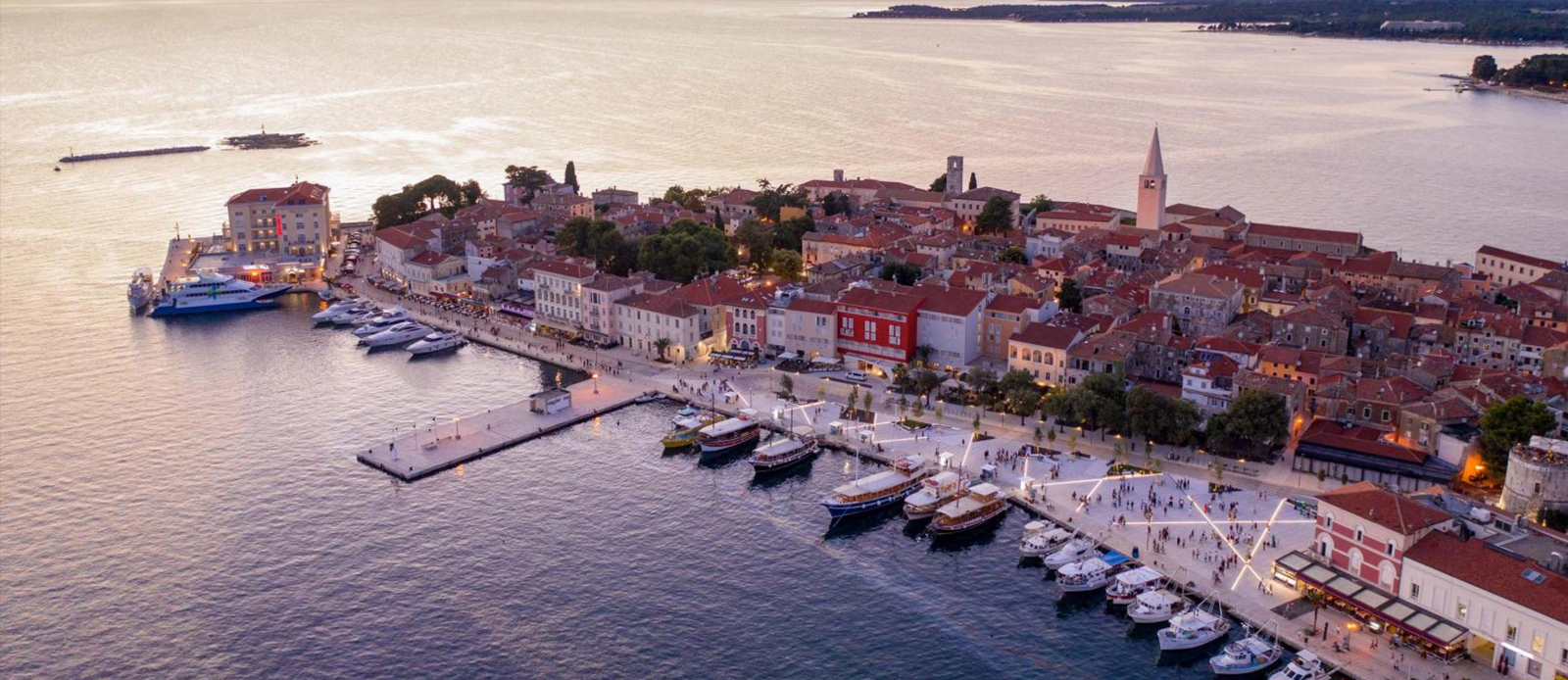 The waterfront of the city of Poreč nominated for ‘Bernardo Bernardi’