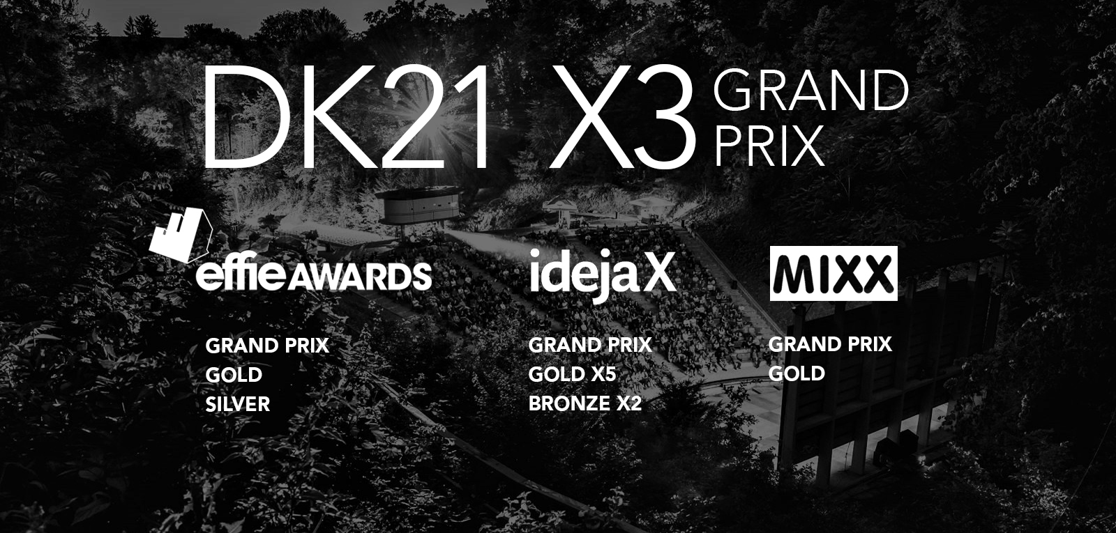 3 Grand Prix, 7 gold, 1 silver and 2 bronze awards at Days of Communication