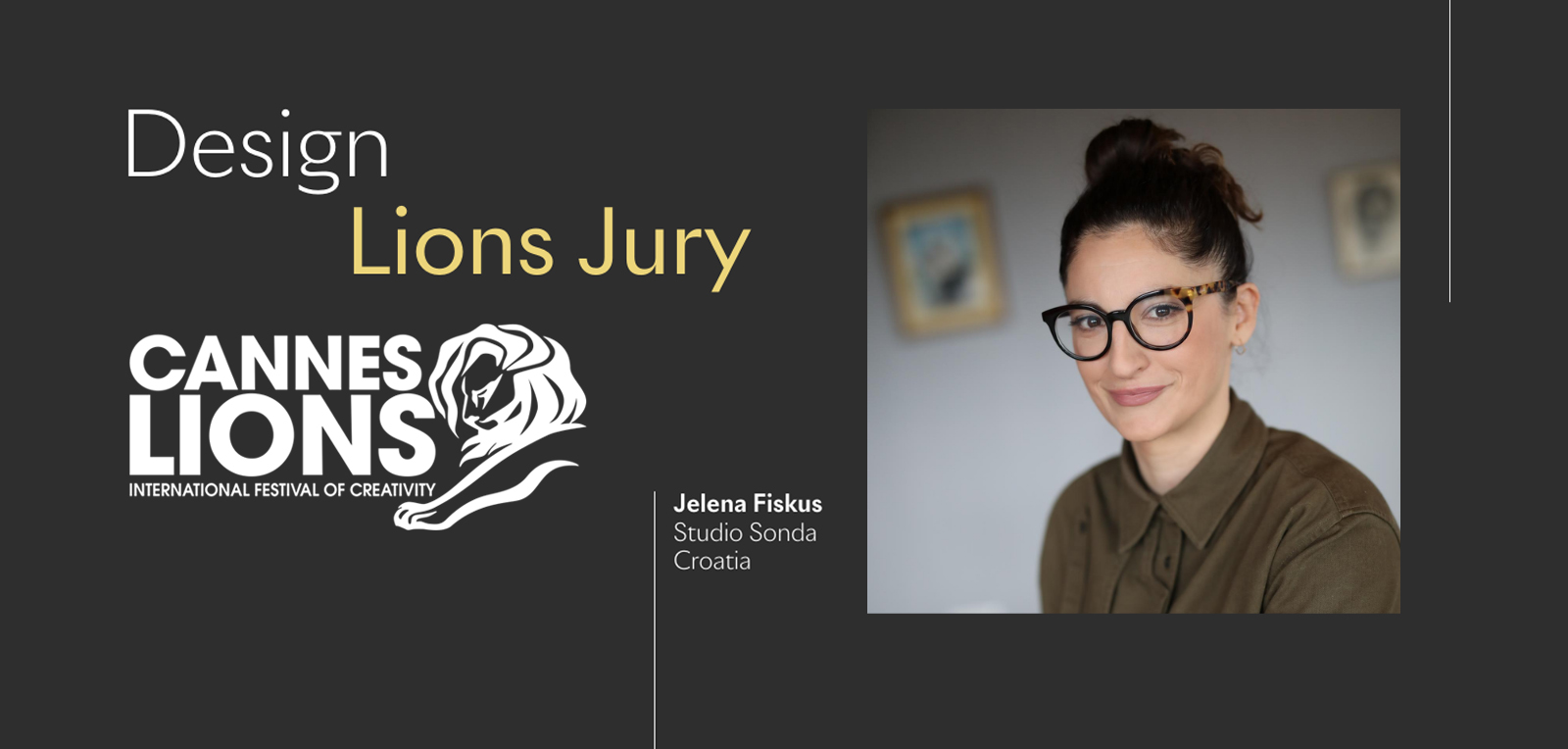 Creative director from Studio Sonda in the Cannes Lions jury