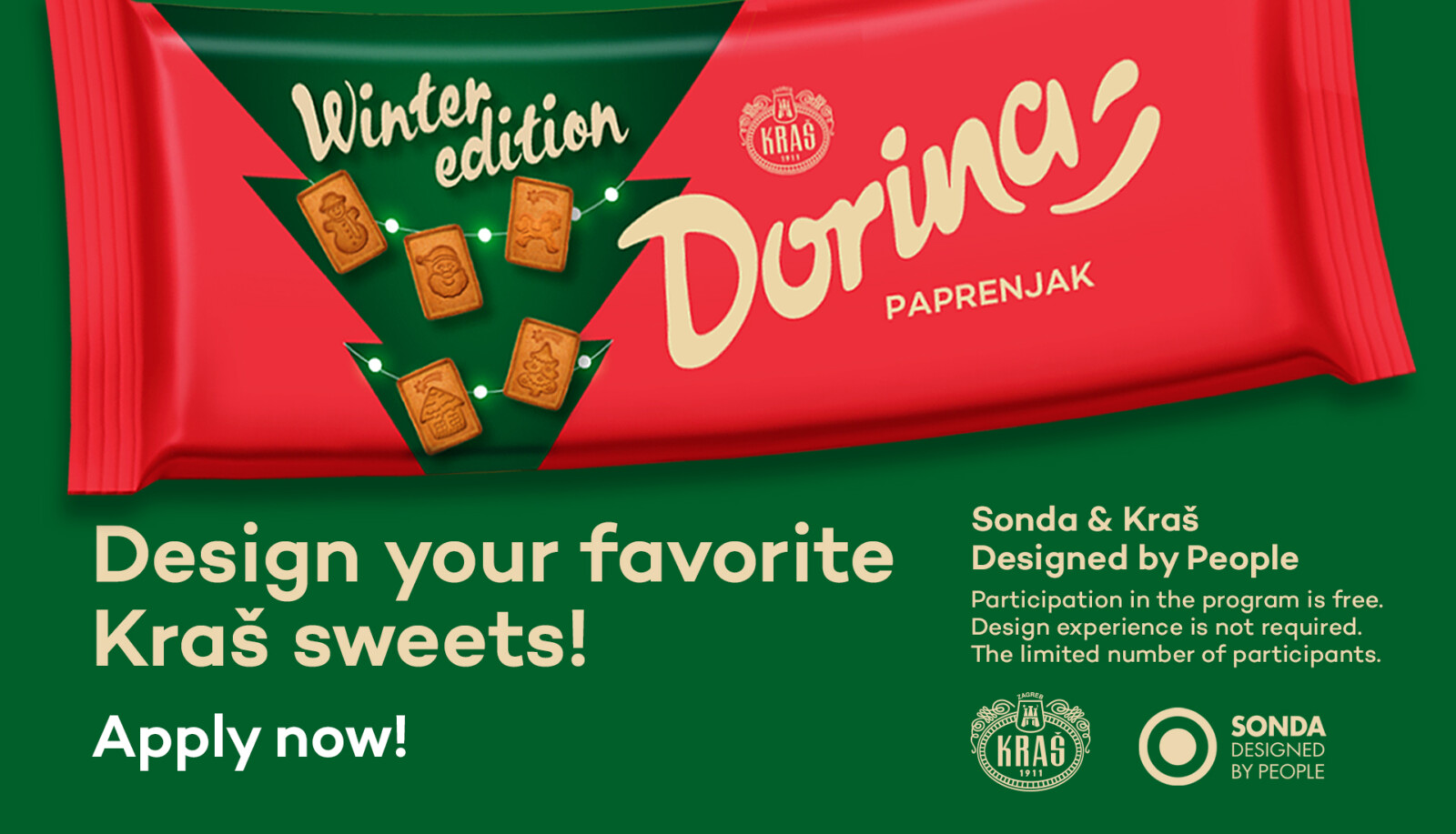 Designed by People: Dizajniraj blagdanske proizvode Kraša ’23.