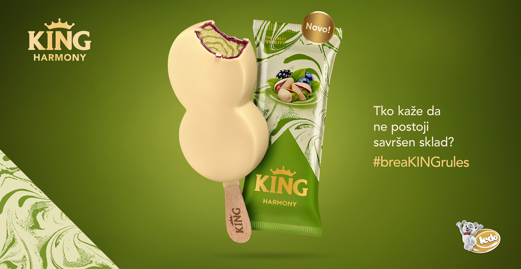 We designed a new KING ice cream