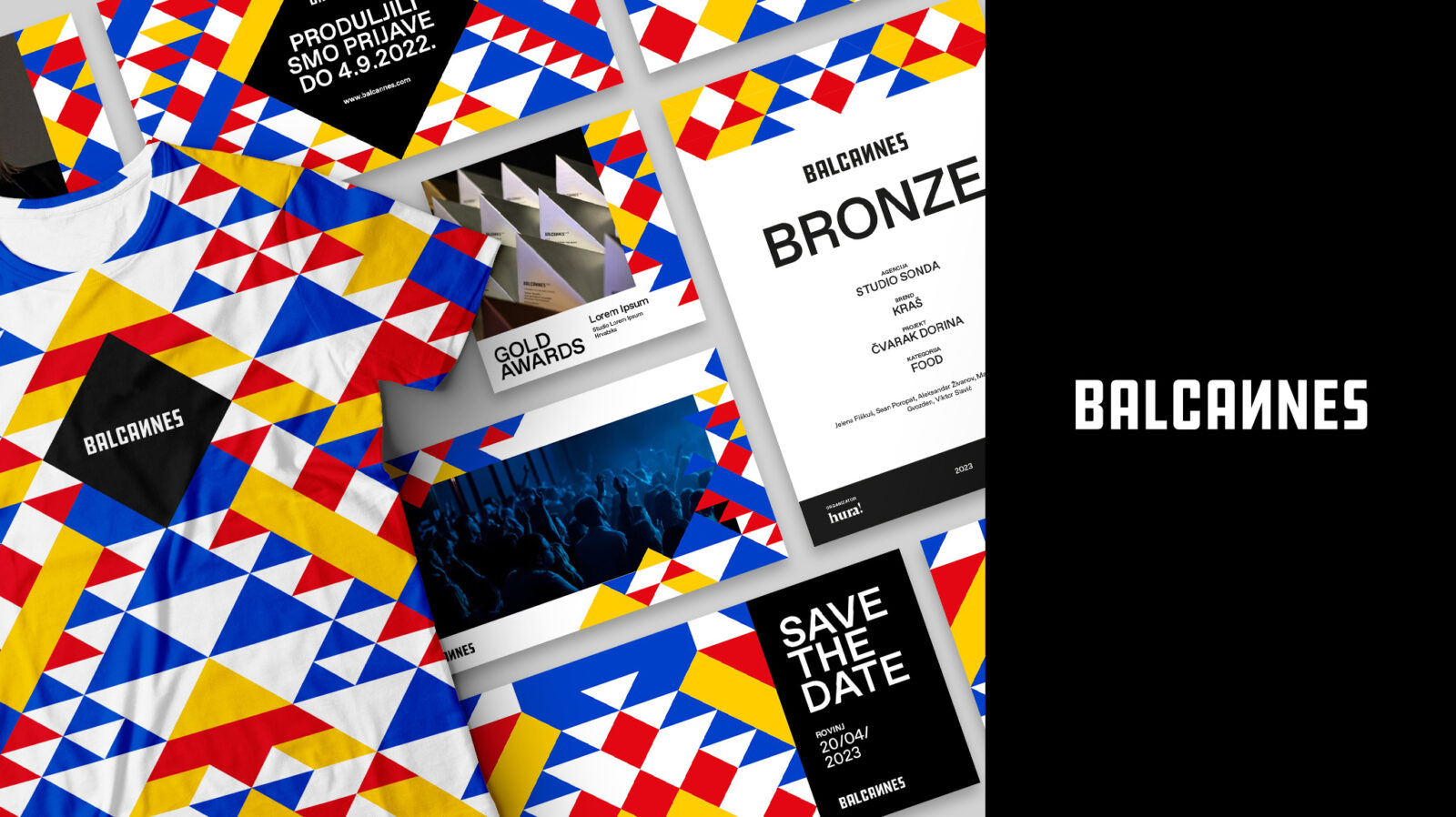 Balcannes visual identity and design of the award