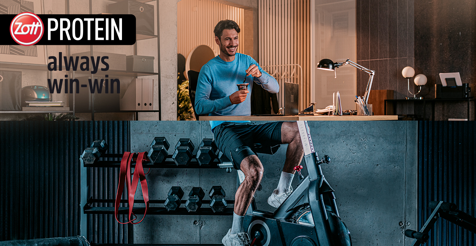 International campaign for Zott Proteins