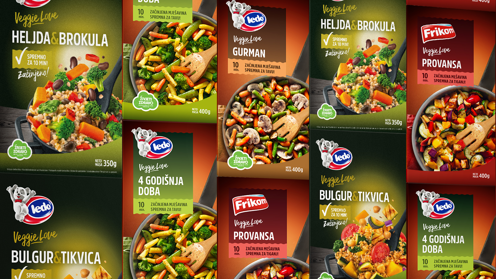 Veggie Love for Ledo and Frikom